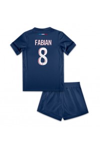 Paris Saint-Germain Fabian Ruiz #8 Babyklær Hjemme Fotballdrakt til barn 2024-25 Korte ermer (+ Korte bukser)